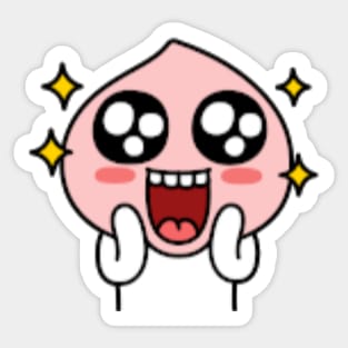 KakaoTalk Friends Apeach (Ecstatic) Sticker